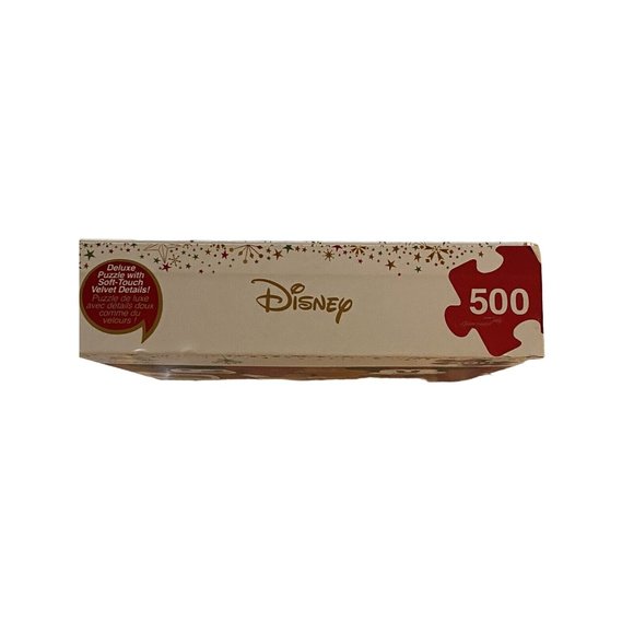 Disney Store New In Box Deluxe 500 Piece Mickey Minnie Pluto Holiday Puzzle - Picture 10 of 11